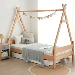 Kids Sleeping Full Size Toddler Treehouse Beds Wooden Tree House Bed For Kids Children Single