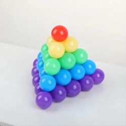 Colorful toys indoor ocean balls baby plastic play balls for children