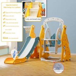 Kids Indoor Play House Baby Playroom Playground Equipment Plastic Swing And Slides For Children Sliding Toys