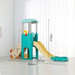 Multifunctional Climbing Frame Kids Indoor Play House Baby Playroom Playground Plastic Swing And Slides For Children Sliding Toy